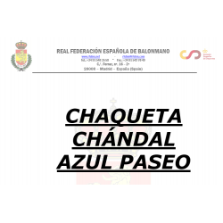CHAQUETA CHÁNDAL AZUL PASEO...